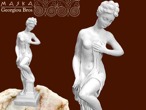 Figura kobiety -alabaster grecki MASKA