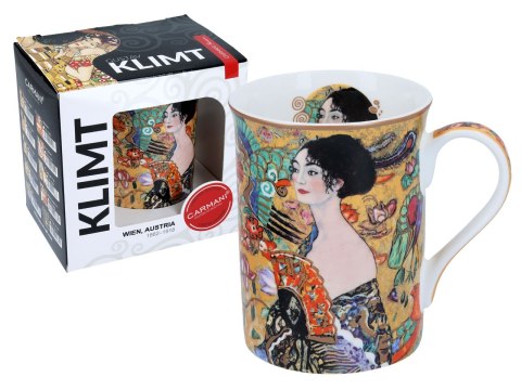 Kubek Classic New - G. Klimt, Kobieta z wachlarzem (CARMANI) CARMANI