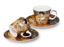 Zestaw 2 filiżanek espresso - G. Klimt, Adela (CARMANI) CARMANI