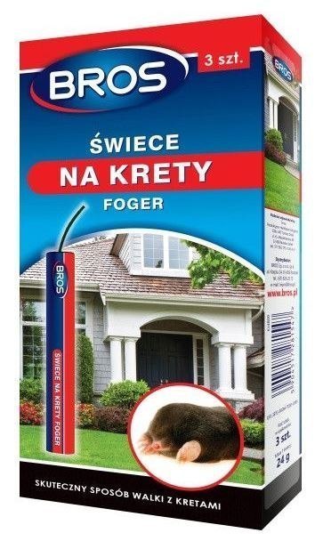 Świece Odstraszające na Krety FOGER 3szt BROS (R) BROS