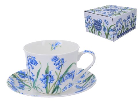 Filiżanka śniadaniowa ze spodkiem - Bluebell (FBCh) BROOKES EMPIREWARE