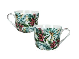 Filiżanka śniadaniowa ze spodkiem - Botanica (FBCh) BROOKES EMPIREWARE