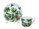 Filiżanka śniadaniowa ze spodkiem - Tropical Safari (FBCh) BROOKES EMPIREWARE