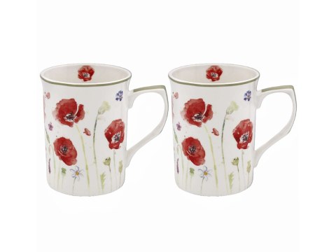 Kpl. 2 kubków - Poppy Field Mugs LEONARDO ENGLAND