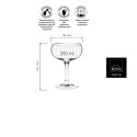 Kieliszek/czarka szampana Classic Cocktails Optic, 260ml RONA