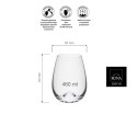 Szklanka do wina bordeaux Wine Solution, 460ml RONA