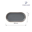 Półmisek owalny Stone 300x150 mm Porland