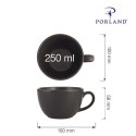 Filiżanka elegancka Coal 250 ml Porland