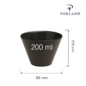 Miska stożkowa Coal 200 ml Porland