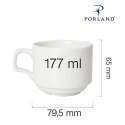 Filiżanka sztaplowana Dove 177 ml Porland