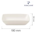 Półmisek do przystawek Dove 190x150 mm Porland