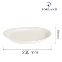 Półmisek owalny Dove 260x180 mm Porland