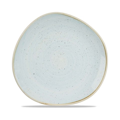 Talerz płytki o organicznym kształcie Stonecast Duck Egg Blu 286 mm Churchill