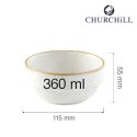 Miska sztaplowana Stonecast Barley White 115x(H)55 mm Churchill