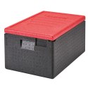 Pokrywa do pojemników termoizolacyjnych CAM GOBOX czerwona o wym. 600x400x34 mm, Cambro CAMBRO