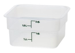 Przezroczysty pojemnik polipropylenowy CAMSQUARE® 11,4 l, Cambro CAMBRO