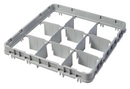 Nadstawka do koszy Full Drop 500x500 mm szara, model E1, 49 przegródek, Cambro CAMBRO