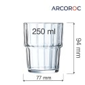 Szklanka niska Norvege 250 ml (Nowy kod: V7535) Arcoroc