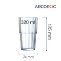 Szklanka wysoka Norvege 320 ml (NOWY KOD V7527) Arcoroc