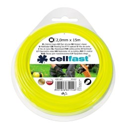 Żyłka do Podkaszarek Kwadrat 2.0 mm x 15 mb Cellfast