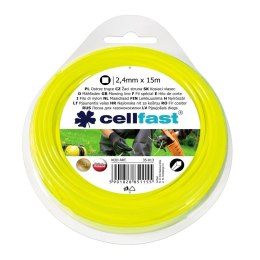 Żyłka do Podkaszarek Kwadrat 2.4 mm x 15 mb Cellfast