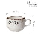 Filiżanka do kawy i herbaty Slimline Craft 200 ml Steelite