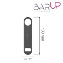 Otwieracz do butelek, Bar up, czarny, 180x40x(H)2mm Bar Up