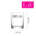 Szklanka do whiskey Liberty 280 ml, LAV LAV