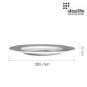 Talerz Gourmet z dużym rantem Willow 285 mm Steelite