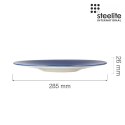 Talerz Gourmet z małym rantem Willow Azure 285 mm Steelite