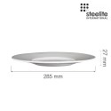 Talerz Gourmet ze średnim rantem Willow 285 mm Steelite