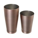 Shaker tin tin Diamond Lattice, antyczna miedź, Barfly, 830/530ml BarFly