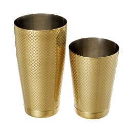 Shaker tin tin Diamond Lattice, złoty, Barfly, 830/530ml BarFly