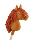 Hobby Horse Mały koń na kiju Premium - kasztan A4 Super Hobby Horse