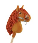 Hobby Horse Mały koń na kiju Premium - kasztan A4 Super Hobby Horse