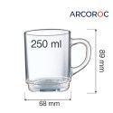 Kubek Bock 250 ml, 68 mm, h - 89 mm (stary kod: E7104) Arcoroc