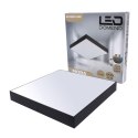 Lampa Panel Natynkowa Mora 30x30 24W IP44 czarna BY-RSD1-24C DomenoLED