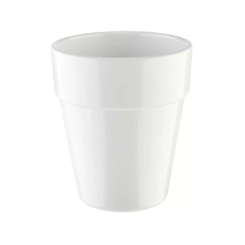 Pojemnik na sztućce, Miska w kształcie doniczki "Flowerpot", biała, z melaminy, 13x(h)150 mm, 1 L APS