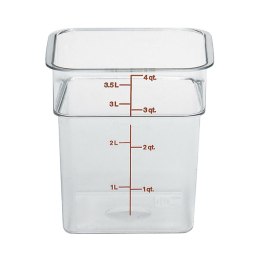 Pojemnik z poliwęglanu Cambro Camwear 3,8 l 185x185x187 mm CAMBRO