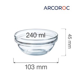 Salaterka Empilable 240 ml (Stary kod: 10019) Arcoroc