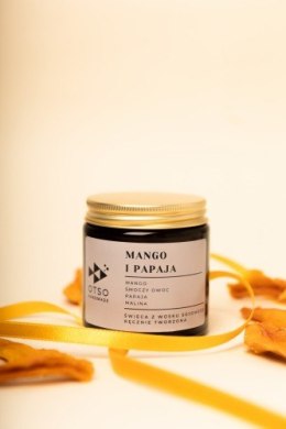 Świeca sojowa MANGO I PAPAYA - świeca sojowa zapachowa OTSO - 120 ml OTSO HANDMADE