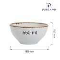 Miska Ashen 550 ml Porland