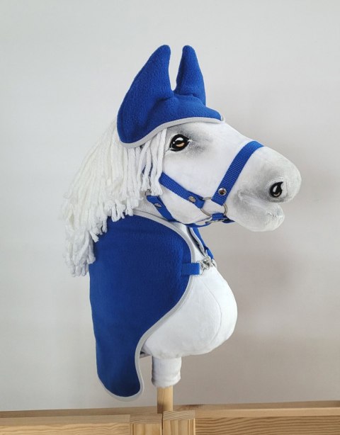 Zestaw dla Hobby Horse A4: derka + nauszniki - chabrowy Super Hobby Horse