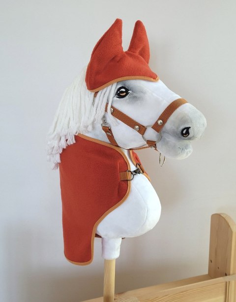 Zestaw dla Hobby Horse A4: derka + nauszniki - rudy Super Hobby Horse