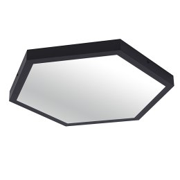 Panel LED Natynkowy HEXAGON BY-SLS-6C Plaster Miodu 40W Czarny Syntron