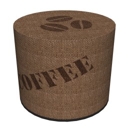 Okrągła pufa dekoracyjna - JUTE COFFEE Bertoni