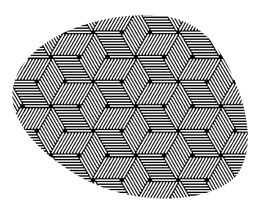 Podkładka na stół OVAL Cube Bertoni