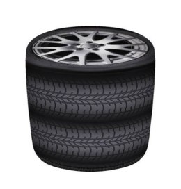 Pufa Walec Codura GR Tyres 40x40 cm Bertoni