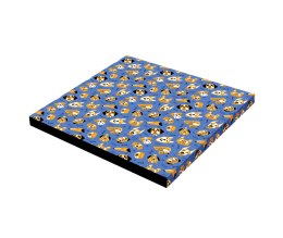 Legowisko - Materac SQUAR Blue Dogs 60x60x5 cm ARCO DESIGN