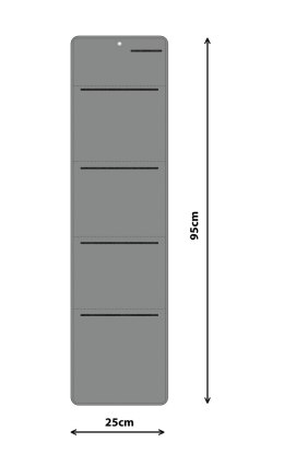 Organizer ścienny MALLORCA 25x95 cm ARCO DESIGN